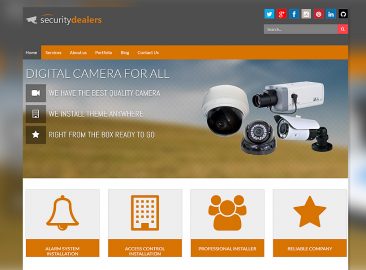 Security Dealer Web Design