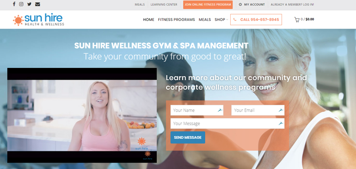 Fitness Web Design