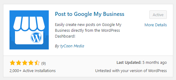 Post to Google My Business - By tyCoon Media